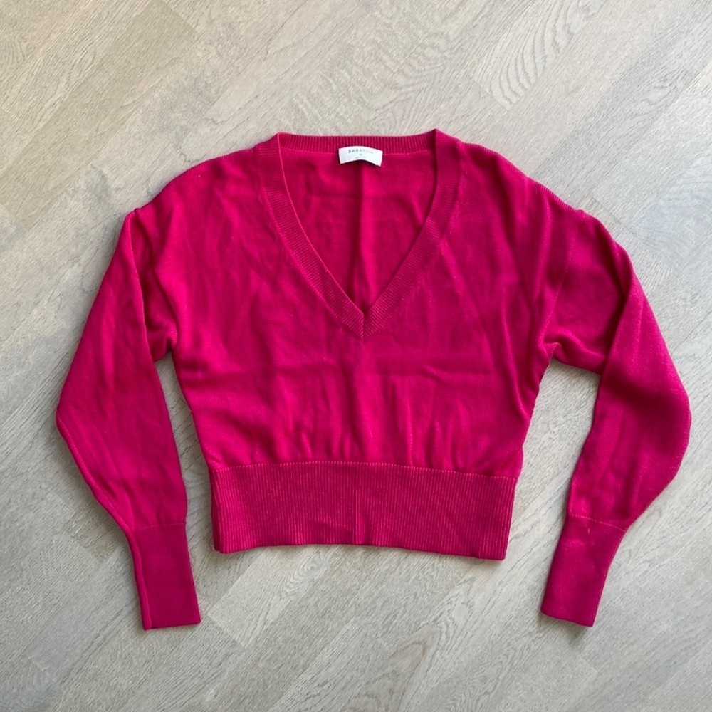 ARITZIA BABATON Cropped Merino Wool Sweater - Size XS